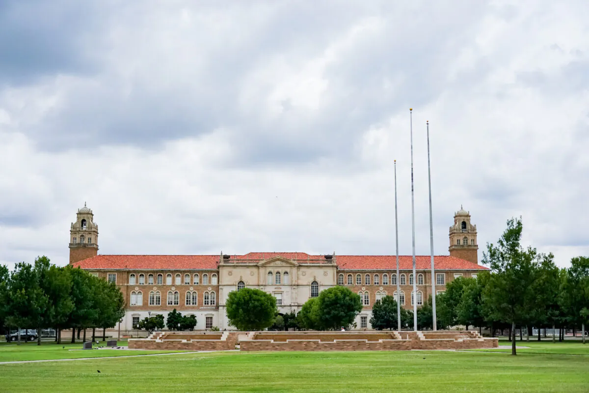 A photo of the Texas Tech University campus in Lubbock, Texas on June 27, 2021 . (Alex Bierens de Haan/Getty Images)