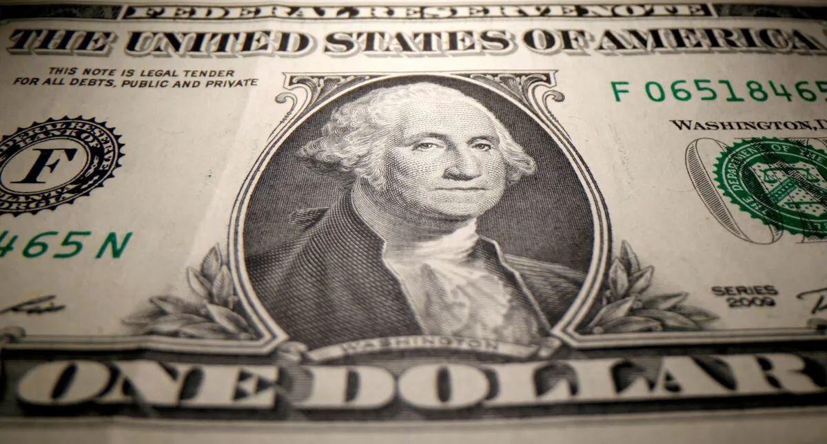 A $1 U.S. banknote is seen in this illustration taken on May 26, 2020. (Dado Ruvic/Illustration/Reuters)