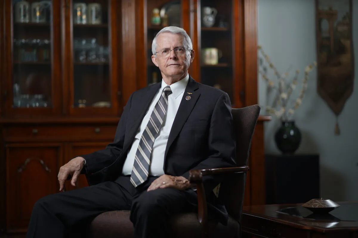 Richard Hayden Black at his residence in Virginia. (Samira Bouaou/The Epoch Times)
