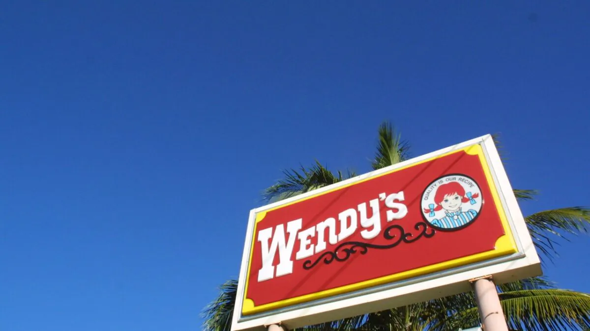 The sign for a Wendy’s restaurant is seen in Ft. Lauderdale, Fla., on Jan. 8, 2002. (Joe Raedle/Getty Images)