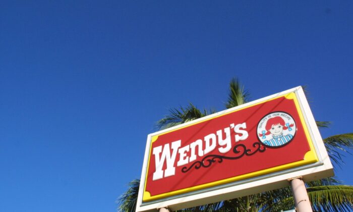 The sign for a Wendy’s restaurant is seen in Ft. Lauderdale, Fla., on Jan. 8, 2002. (Joe Raedle/Getty Images)