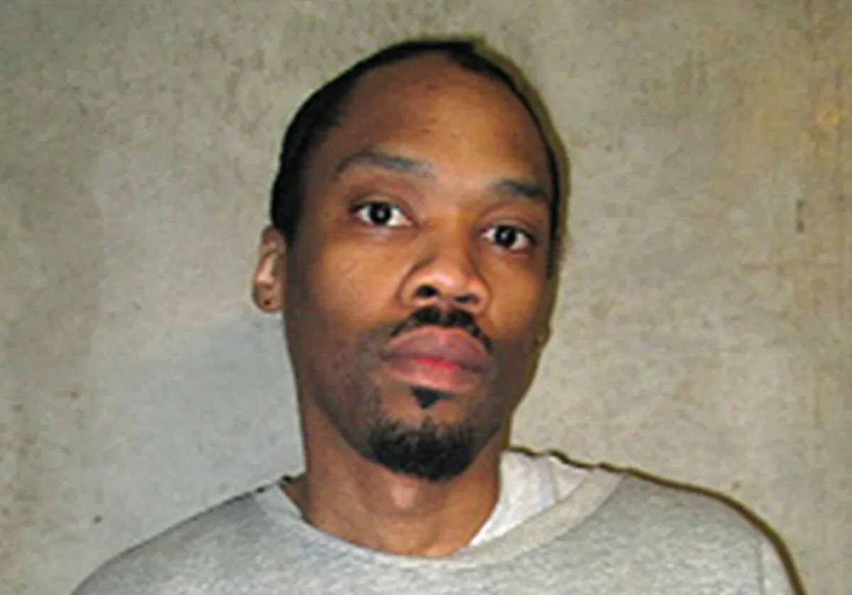 Julius Jones is seen in a Feb. 5, 2018, file photograph. (Oklahoma Department of Corrections via AP)