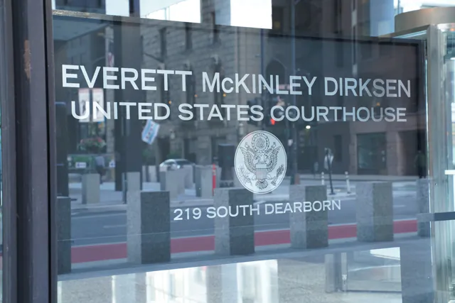 U.S. Dirksen Courthouse on 219 S. Dearborn, Chicago, Ill., on Sept. 21, 2021. (Cara Ding/The Epoch Times)