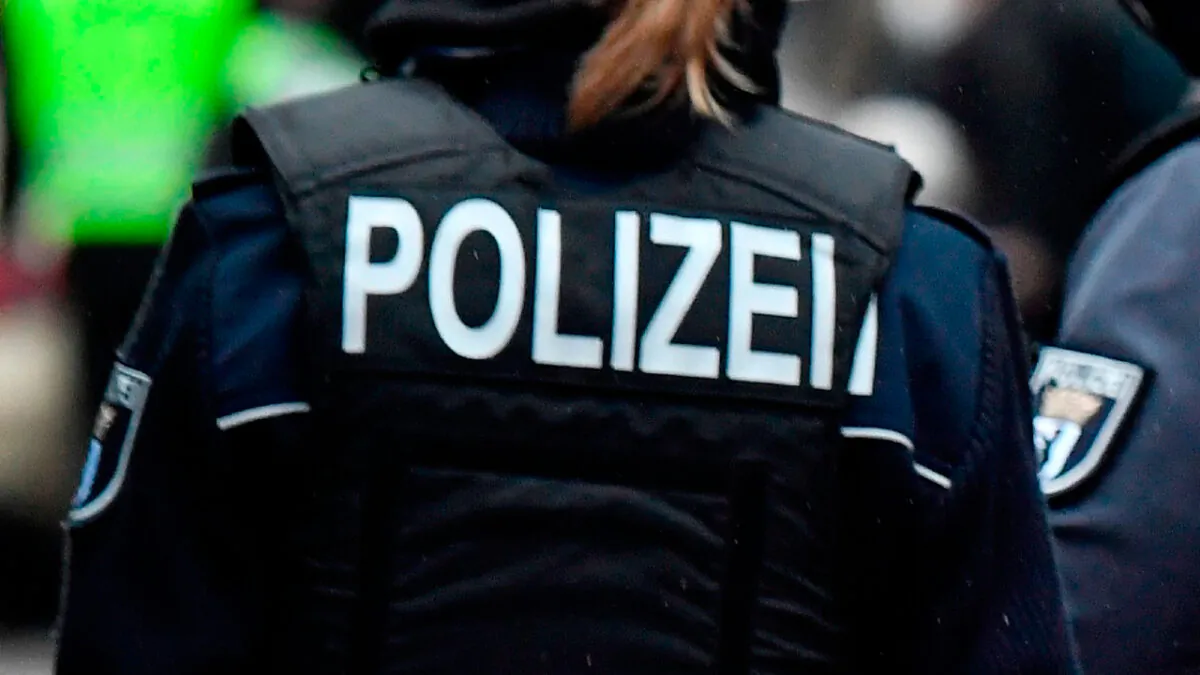A German police officer in a file photo. (Tobias Schwarz/AFP via Getty Images)