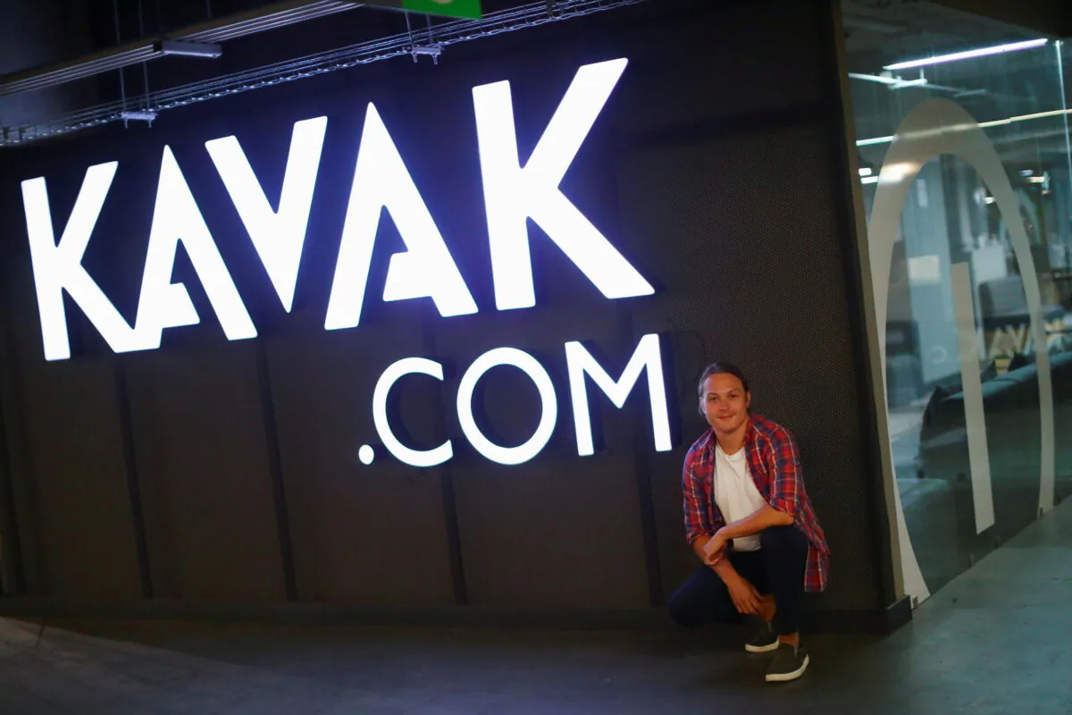 Kavak Chief Executive Carlos Garcia poses for a photo at used autos platform Kavak in Mexico City, Mexico, on Aug. 25, 2020. (Edgard Garrido/Reuters)