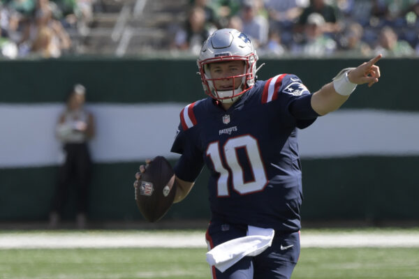 New England Patriots quarterback Mac Jones