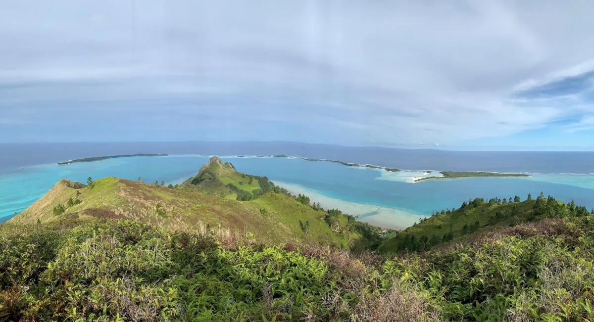 A view of the Pacific Ocean from Raivavae, one of the Austral Islands in French Polynesia, in 2018. (Alexander Ioannidis/Handout via Reuters)