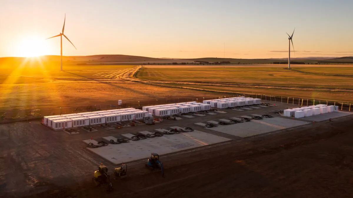 Hornsdale Power Reserve, also known as the Tesla big battery, in Adelaide, Australia in this undated file photo. (AAP Image/Hornsdale Power Reserve)