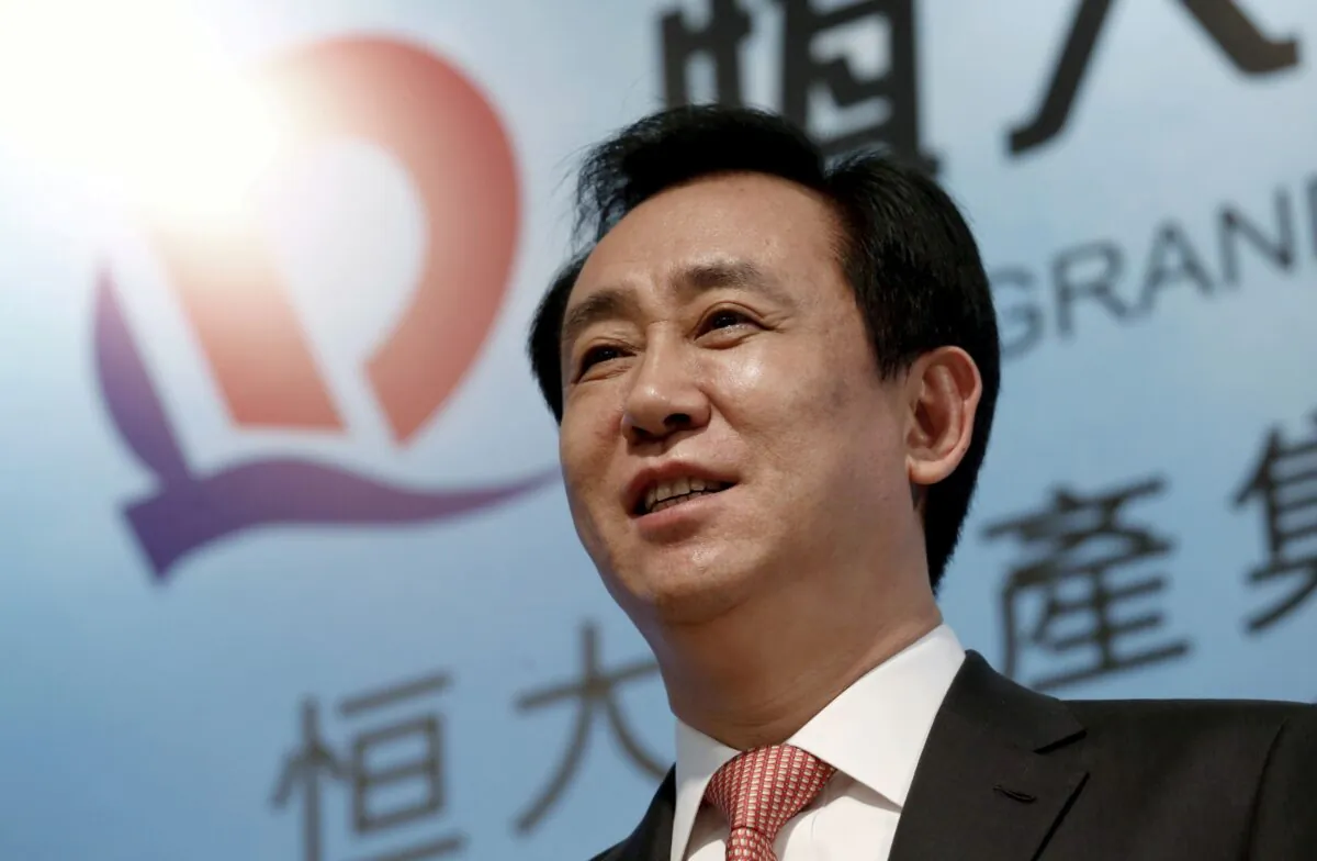 Hui Ka Yan (also known as Xu Jiayin), chairman of Evergrande Real Estate Group Ltd, attends a news conference on annual results in Hong Kong on March 29, 2016. (Bobby Yip/Reuters)