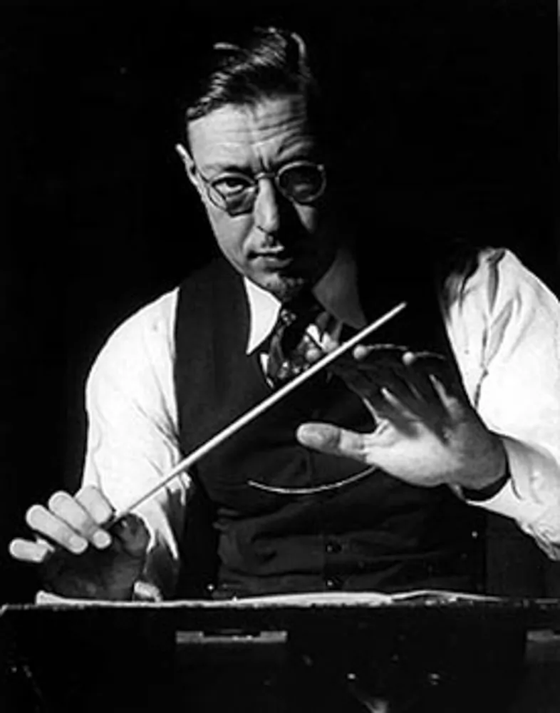 American composer, conductor, educator, and music theorist Howard Hanson. (Northwestern University Archives)