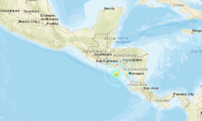 Magnitude-6.5 Earthquake Recorded Off Coast of Nicaragua | The Epoch Times