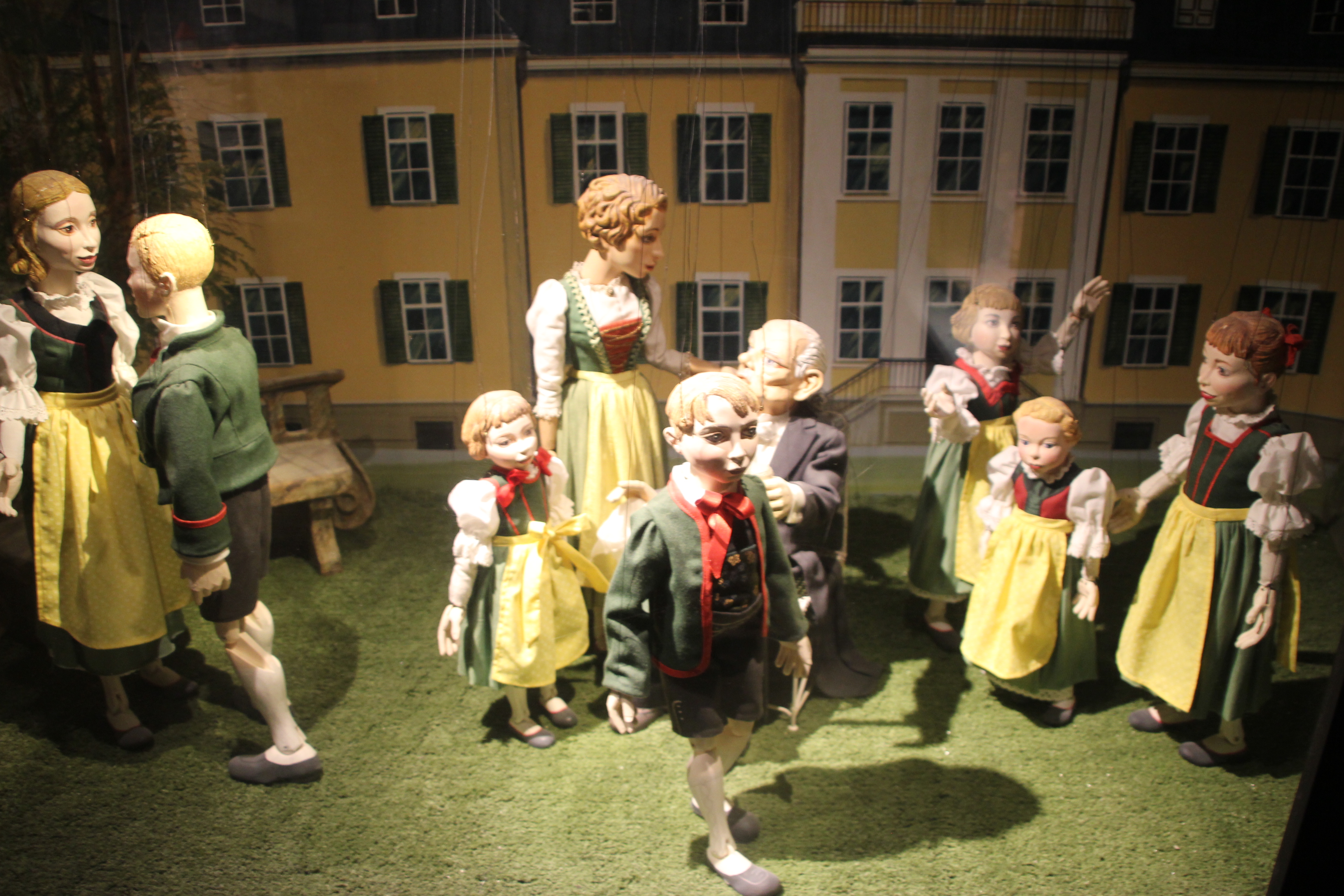 Sound of Music marionettes in the Marionette Museum copyright Wibke Carter