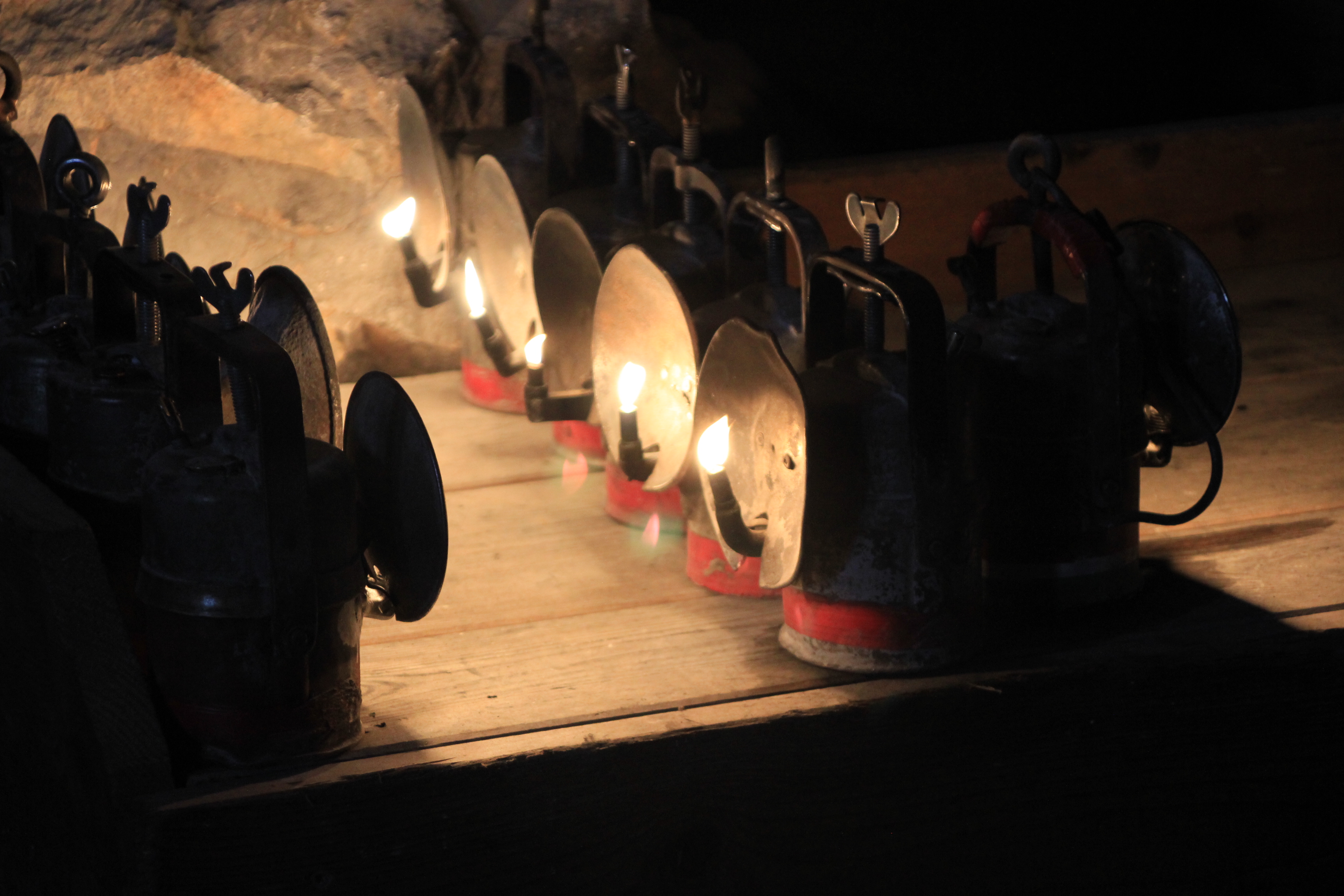 old oil lamps at Eisriesenwelt copyright Wibke Carter