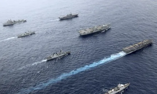 Japanese Escort Flotilla Departs for Indo–Pacific Region