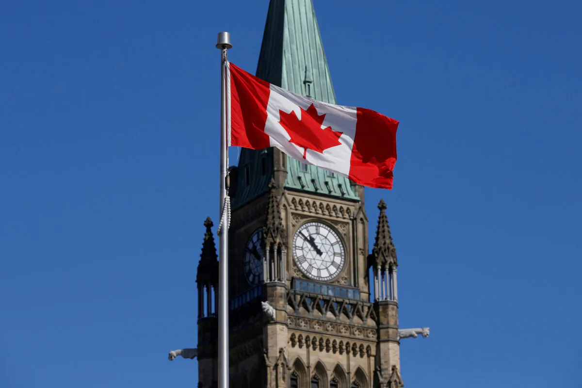 A Canadian flag flies in front of the Peace Tower on Parliament Hill in Ottawa, in a file photo. (Reuters/Chris Wattie/File photo)