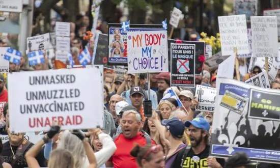 Quebec Rapidly Passes Ban on COVID 19 Related Protests Near Schools, Hospitals