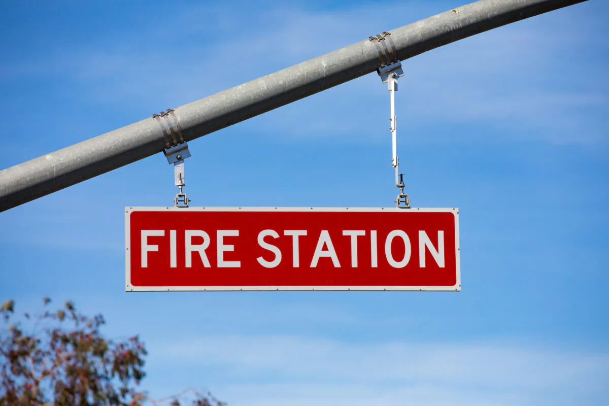 Orange County Fire Authority Engine Number 61 in Buena Park, Calif., on Jan. 15, 2021. (John Fredricks/The Epoch Times)
