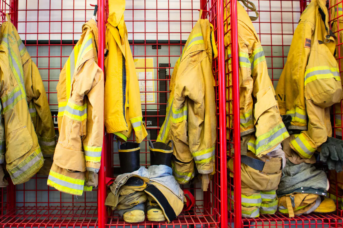Orange County Fire Authority Engine Number 61 in Buena Park, Calif., on Jan. 15, 2021. (John Fredricks/The Epoch Times)
