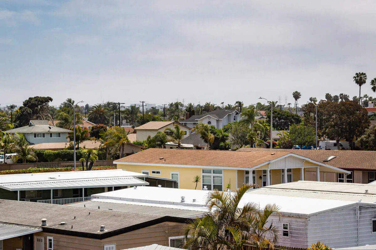 A neighborhood in Huntington Beach, Calif., on May. 5, 2021. (John Fredricks/The Epoch Times)