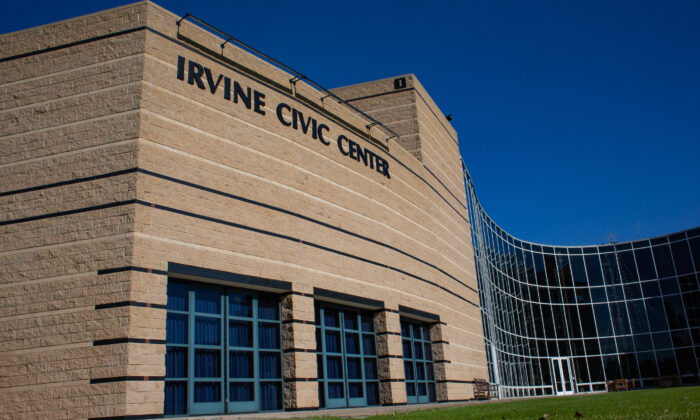  Irvine Civic Center in Irvine, Calif., on Jan. 12, 2021. 9John Fredricks/  Pezou)