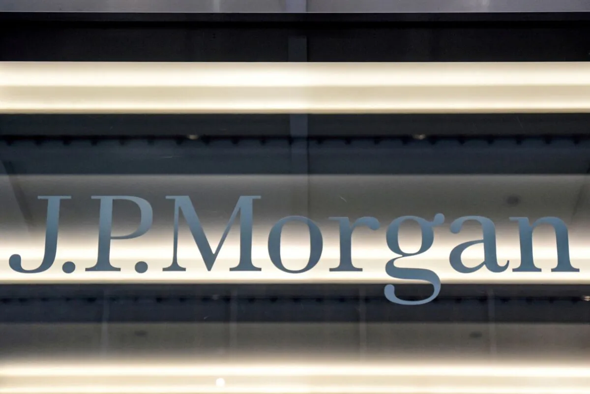 A JPMorgan logo is seen in New York on Jan. 10, 2017. (Stephanie Keith/Reuters)