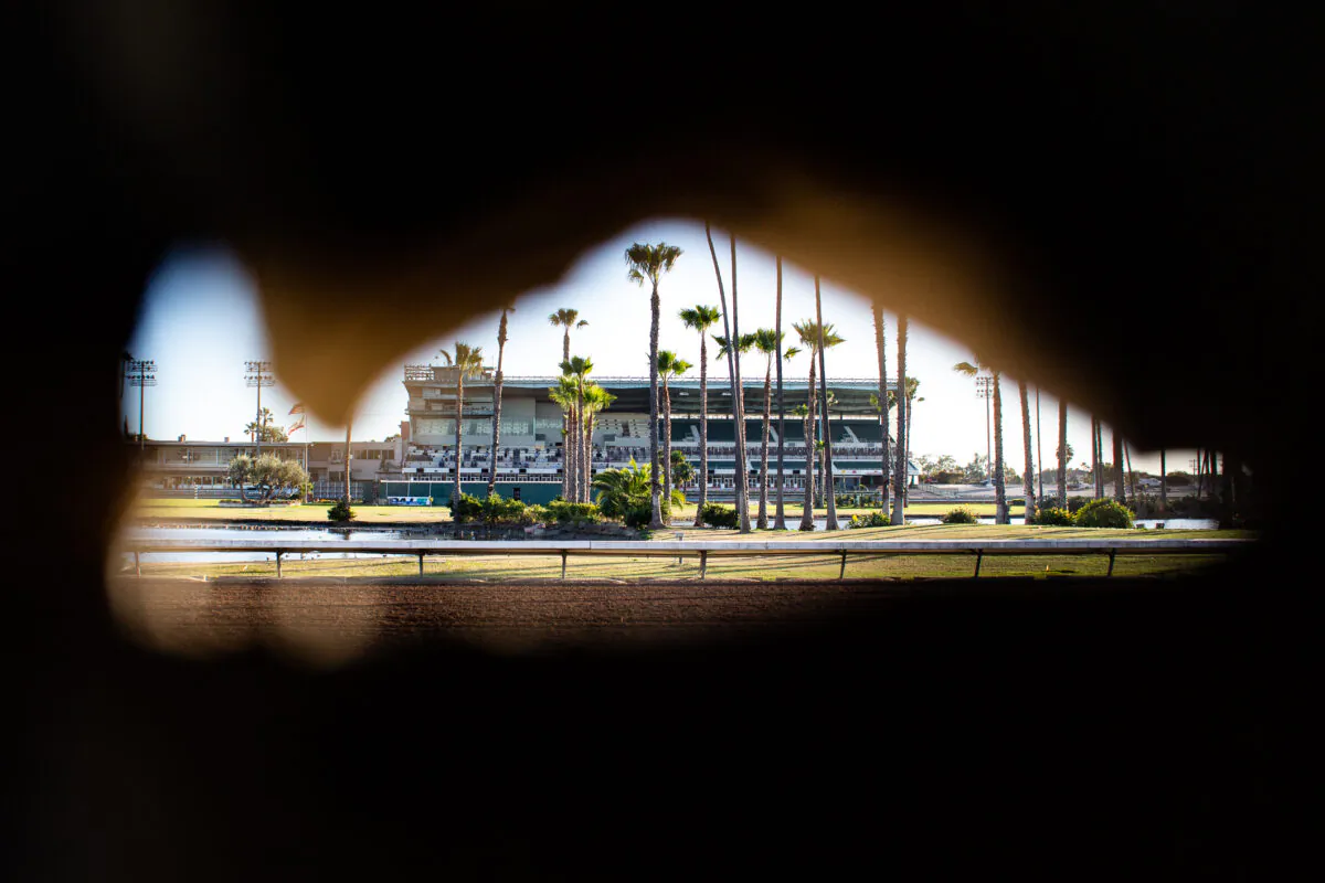 Los Alamitos Race Course in Los Alamitos, Calif., on Jan. 21, 2021. (John Fredricks/The Epoch Times)