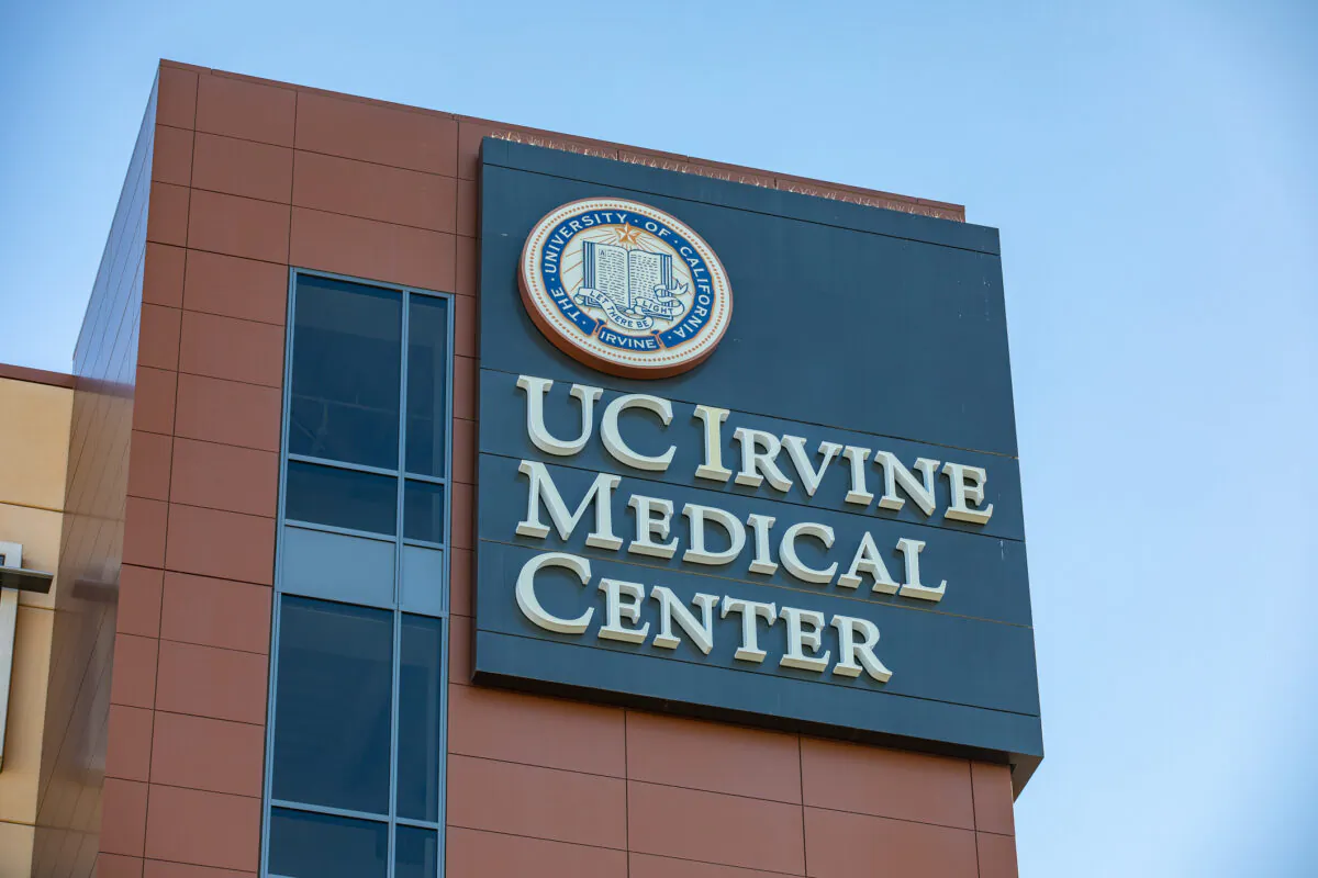 UCI Medical Center in Orange, Calif., on Dec. 16, 2020. (John Fredricks/The Epoch Times)