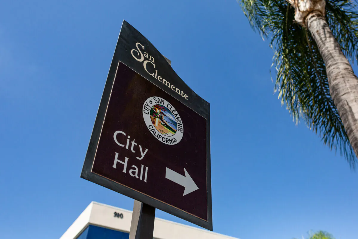 San Clemente City Hall in San Clemente, Calif., on Oct. 20, 2020. (John Fredricks/The Epoch Times)
