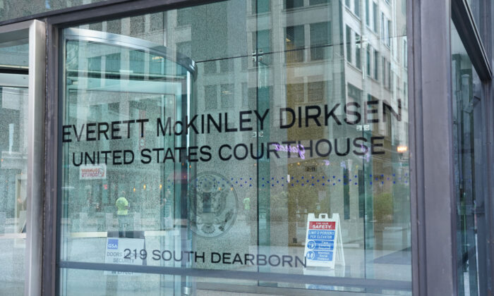  U.S. Dirksen Courthouse in downtown Chicago on Sept. 20, 2021. (Cara Ding/  Pezou)