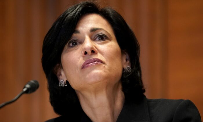 Dr. Rochelle Walensky, the director of the Centers for Disease Control and Prevention, is seen in Washington in a file photograph. (Greg Nash/Pool/Getty Images)