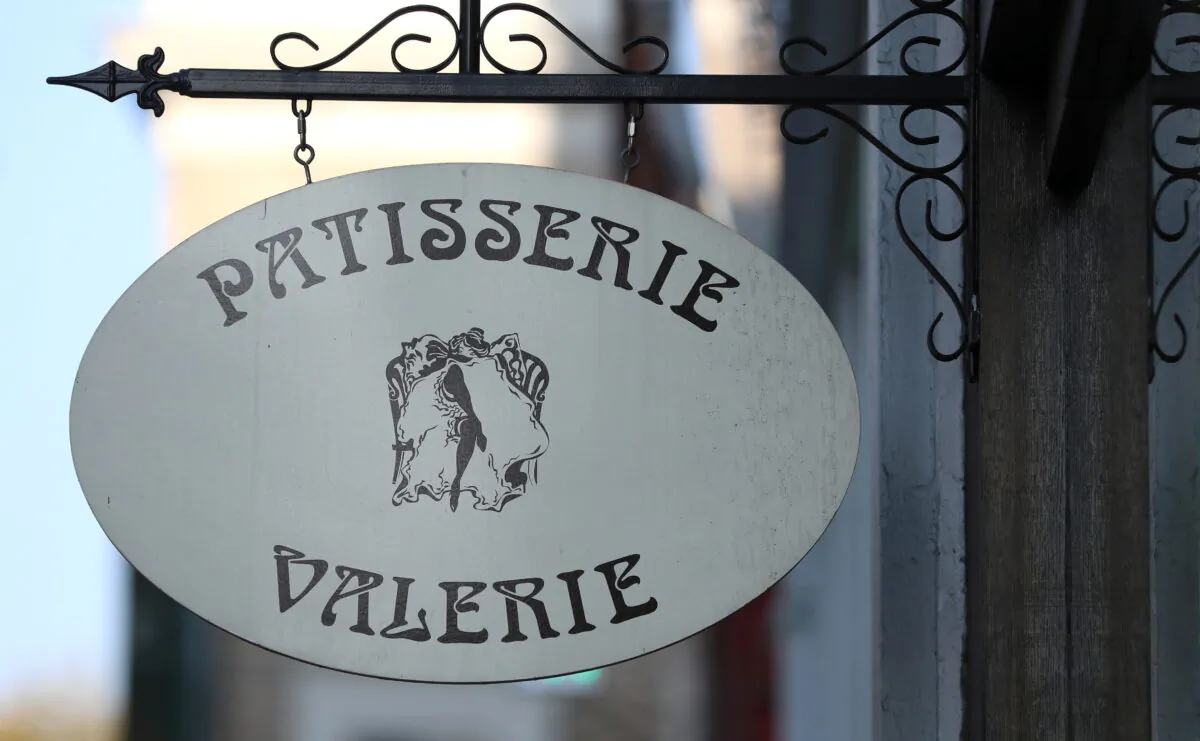A sign is seen outside a branch of Patisserie Valerie in London, Britain, on Oct. 10, 2018. (Simon Dawson/Reuters)