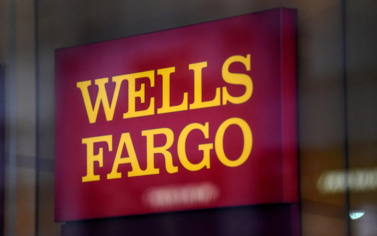 A Wells Fargo logo in New York on Jan. 10, 2017. (Stephanie Keith/Reuters)