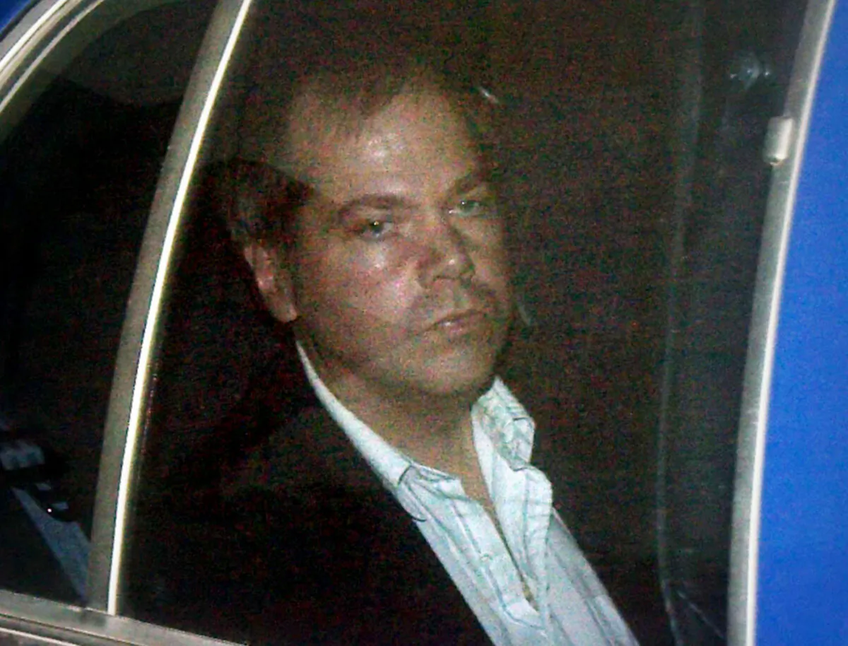 John Hinckley Jr. arrives at the E. Barrett Prettyman U.S. District Court in Washington on Nov. 19, 2003. (Brendan Smialowski/Reuters)