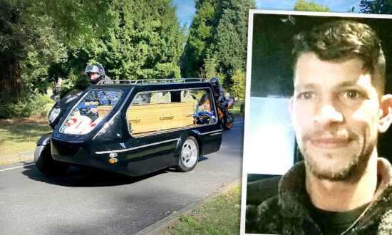 ‘One Last Ride’: Biker Lost in Tragic Accident Gets Coffin Side-Car, Escorted to Funeral by 100 Bikers