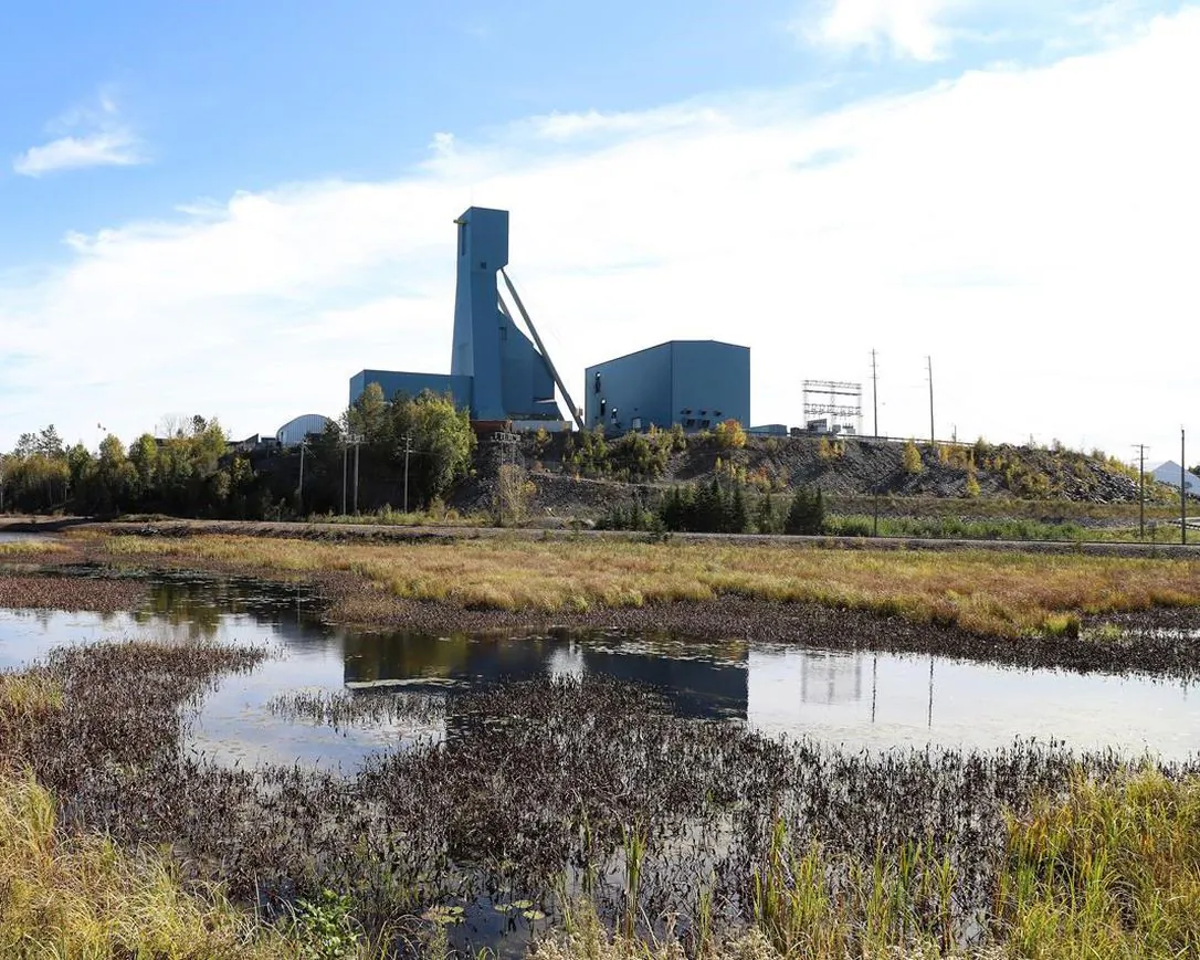 The Totten Mine near Sudbury, Ont., is shown on Sept. 27, 2021. (The Canadian Press/Gino Donato)