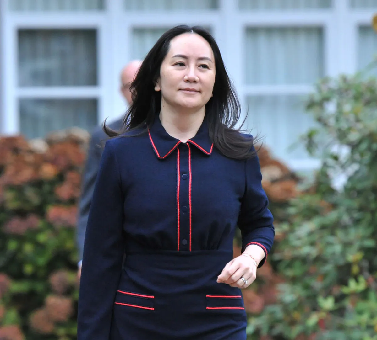 Huawei chief financial officer Meng Wanzhou, leaves her home to appear in British Columbia Supreme Court, in Vancouver, on Oct. 27  2020. (Don MacKinnon/AFP via Getty Images)