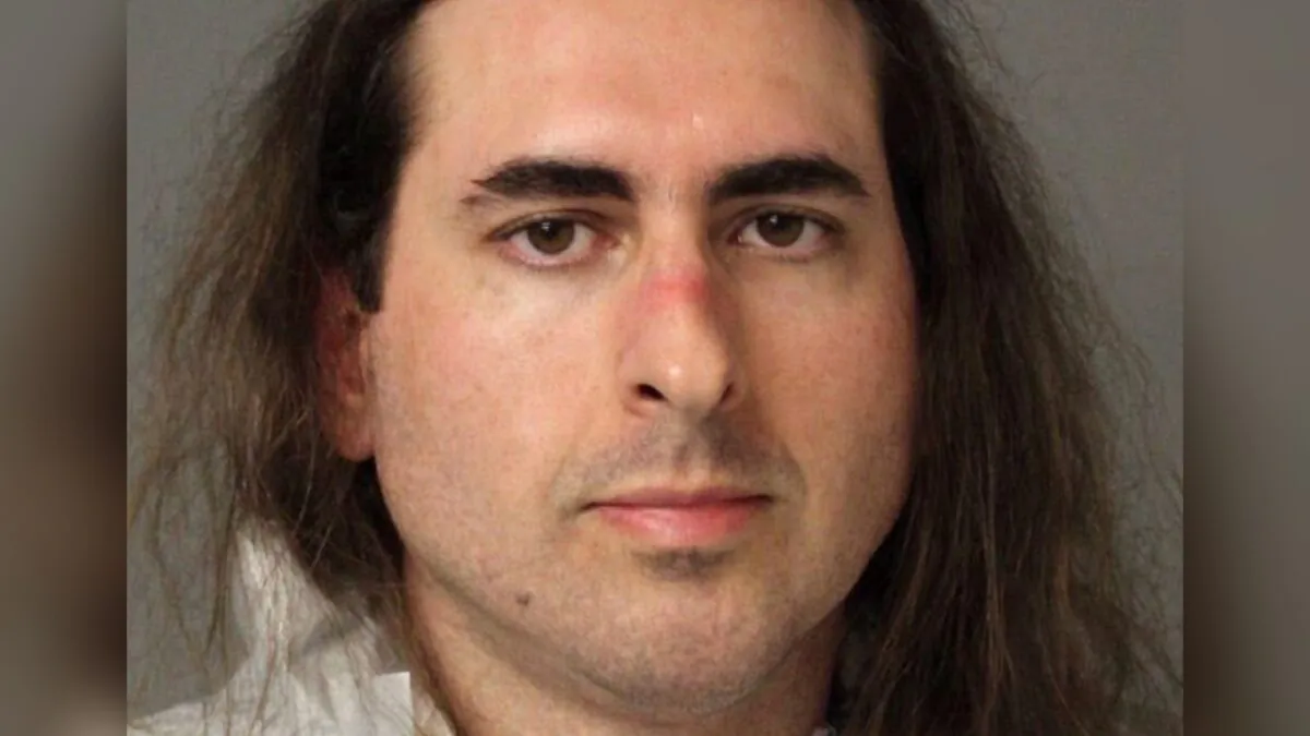 Jarrod Ramos is seen in this booking photo provided on June 29, 2018. (Anne Arundel Police/Handout via Reuters)