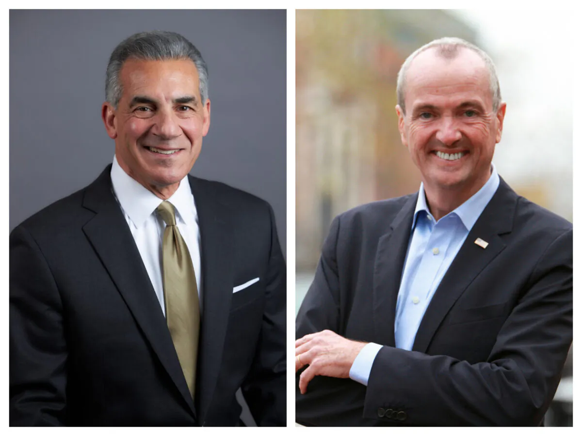 (L) Jack Ciattarelli, candidate for Governor of New Jersey (Courtesy of Ciattarelli for Governor),
(R) Phil Murphy for Governor, Nov. 12, 2015 (By Phil Murphy - Phil Murphy for Governor, CC BY 2.0, https://commons.wikimedia.org/w/index.php?curid=70084029)
