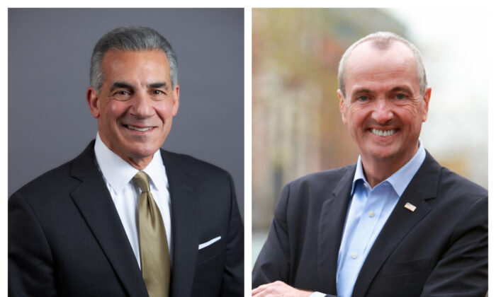 (L) Jack Ciattarelli, candidate for Governor of New Jersey (Courtesy of Ciattarelli for Governor),
(R) Phil Murphy for Governor, Nov. 12, 2015 (By Phil Murphy - Phil Murphy for Governor, CC BY 2.0, https://commons.wikimedia.org/w/index.php?curid=70084029)

