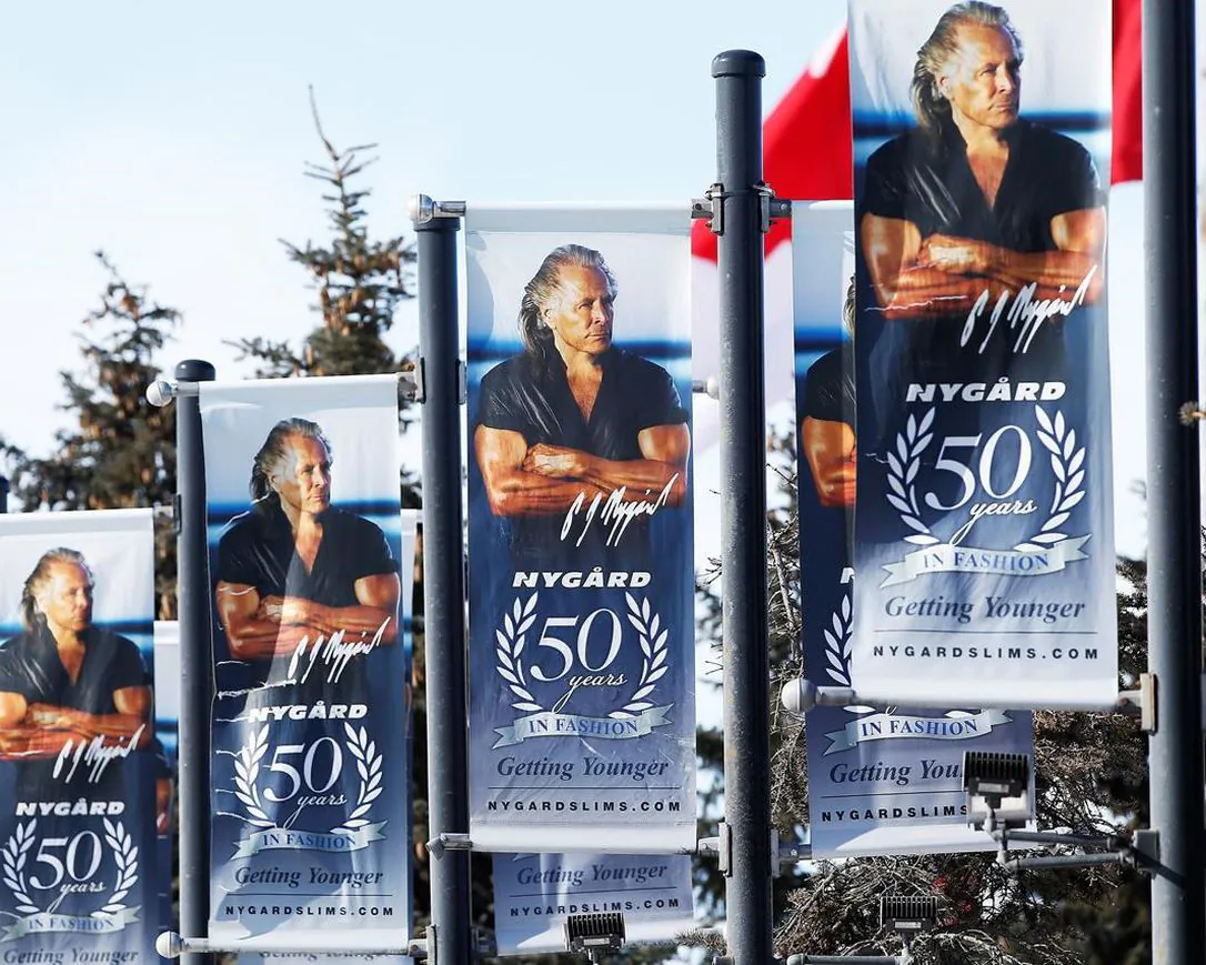 The Nygard headquarters is shown in Winnipeg on Feb. 26, 2020. (The Canadian Press/John Woods)
