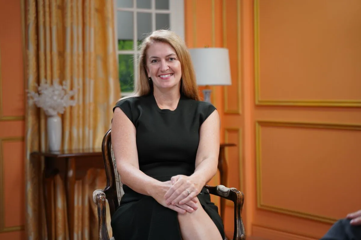 ﻿Maud Maron, a candidate for New York City Council, in New York on Sep. 24, 2021. (Blake Wu/The Epoch Times)﻿