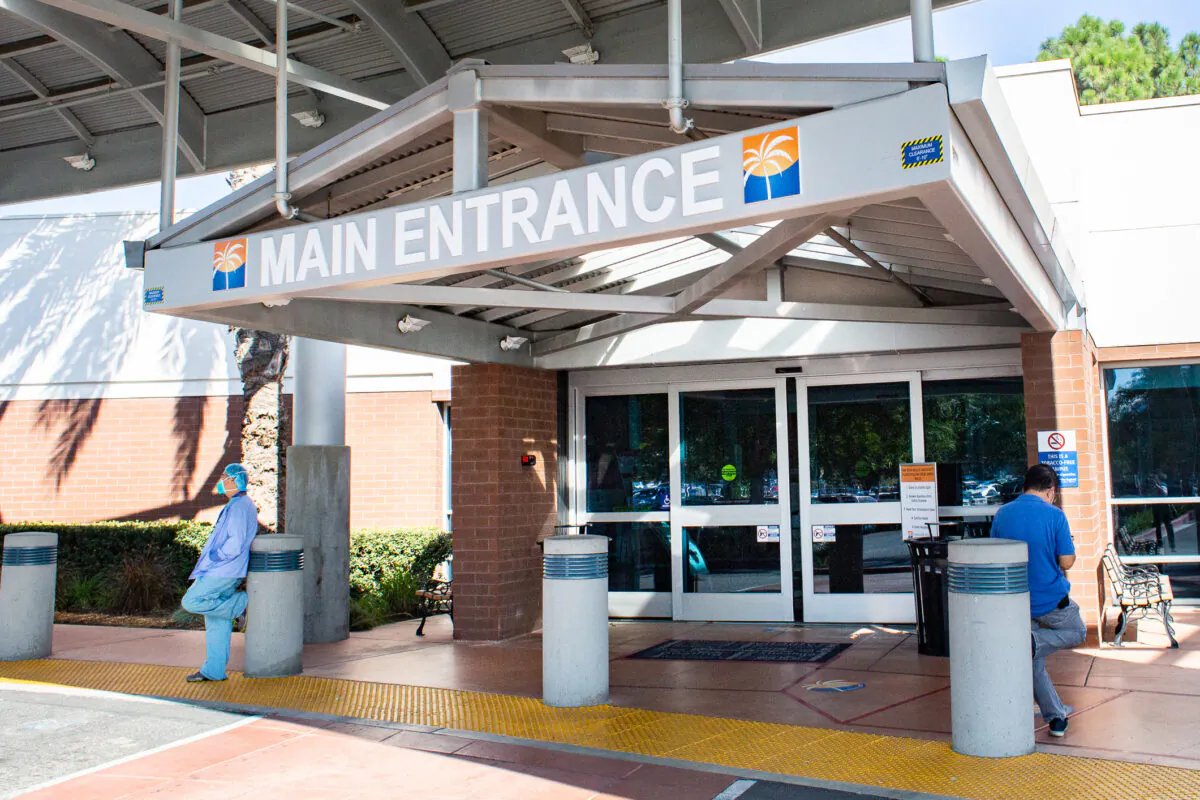 Fountain Valley Regional Hospital in Fountain Valley, Calif., on Oct. 30, 2020. (John Fredricks/The Epoch Times)