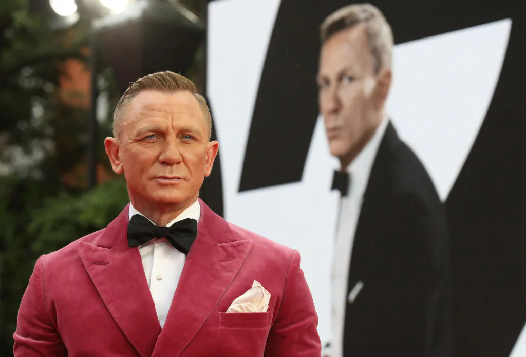 Daniel Craig attends the World Premiere of "NO TIME TO DIE" at the Royal Albert Hall in London, England, on Sept. 28, 2021. (Tristan Fewings/Getty Images for EON Productions, Metro-Goldwyn-Mayer Studios, and Universal Pictures)