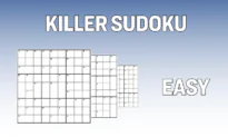 Killer Sudoku Easy Central – Today’s and the Past Year’s