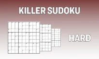 Killer Sudoku Hard Central – Today’s and the Past Year’s