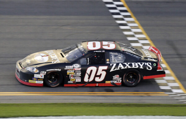 John Wes Townley crosses the finish line