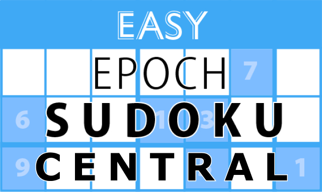 Center Dot Sudoku - Easy 