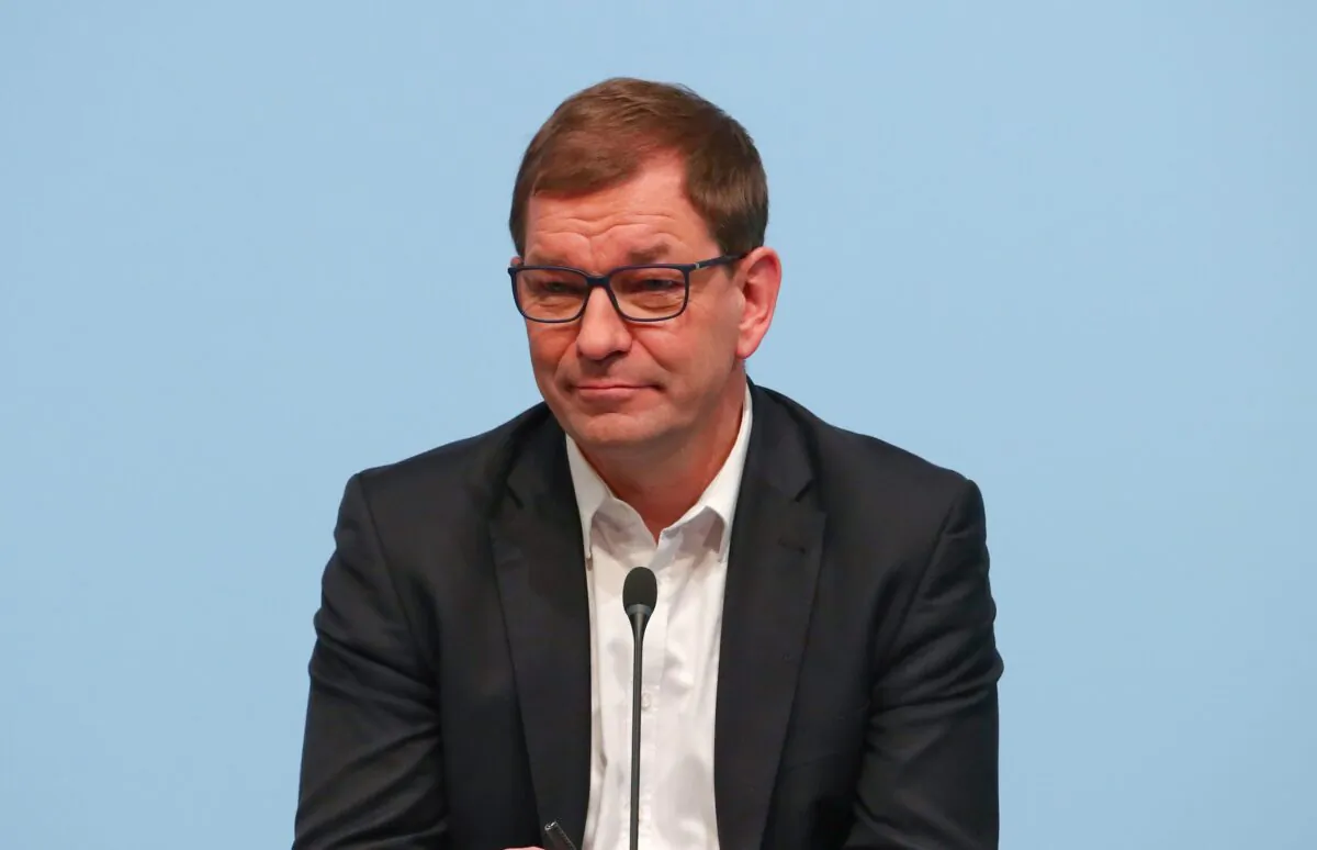 Markus Duesmann, board member of German luxury carmaker BMW attends the company's annual news conference in Munich, Germany on March 21, 2018. (Michael Dalder/Reuters)