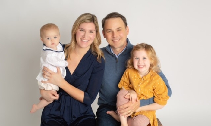 Jessica Berg Wilson with her husband and children. (Family Photo)