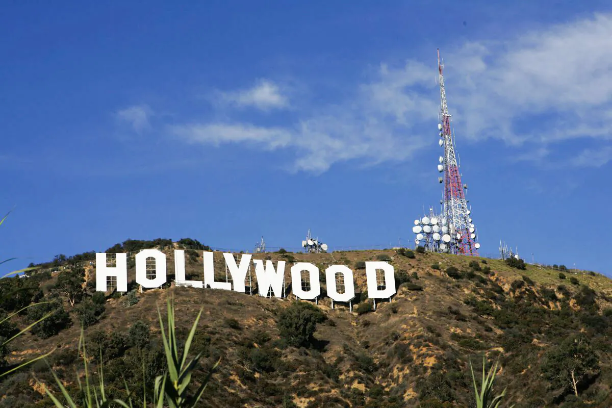 The Hollywood sign in Hollywood, Calif., on Dec. 5, 2005. (David Livingston/Getty Images)